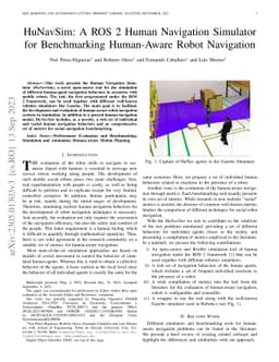 HuNavSim: A ROS 2 Human Navigation Simulator for Benchmarking
  Human-Aware Robot Navigation