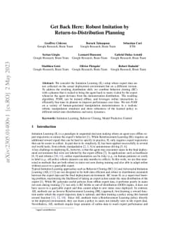 Get Back Here: Robust Imitation by Return-to-Distribution Planning
