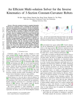 An Efficient Multi-solution Solver for the Inverse Kinematics of
  3-Section Constant-Curvature Robots