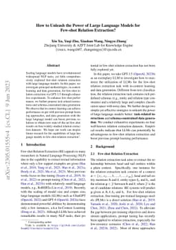 How to Unleash the Power of Large Language Models for Few-shot Relation
  Extraction?