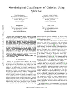 Morphological Classification of Galaxies Using SpinalNet