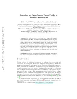 Locosim: an Open-Source Cross-Platform Robotics Framework