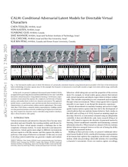 CALM: Conditional Adversarial Latent Models for Directable Virtual
  Characters