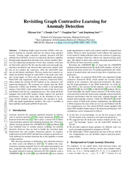 Revisiting Graph Contrastive Learning for Anomaly Detection