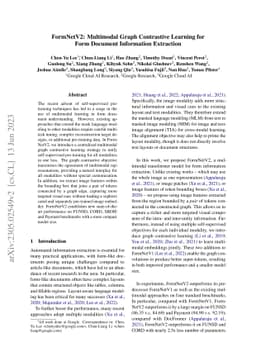 FormNetV2: Multimodal Graph Contrastive Learning for Form Document
  Information Extraction