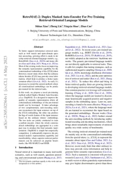RetroMAE-2: Duplex Masked Auto-Encoder For Pre-Training
  Retrieval-Oriented Language Models