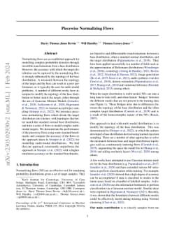 Piecewise Normalizing Flows