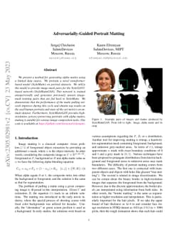 Adversarially-Guided Portrait Matting