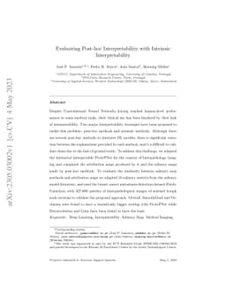 Evaluating Post-hoc Interpretability with Intrinsic Interpretability