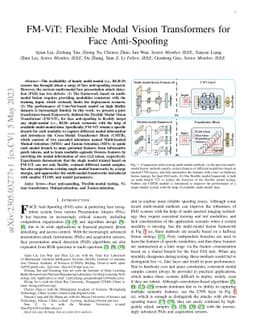 FM-ViT: Flexible Modal Vision Transformers for Face Anti-Spoofing
