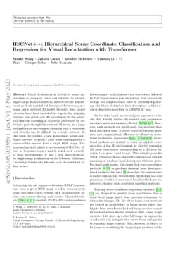 HSCNet++: Hierarchical Scene Coordinate Classification and Regression
  for Visual Localization with Transformer