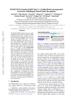 DAMO-NLP at SemEval-2023 Task 2: A Unified Retrieval-augmented System
  for Multilingual Named Entity Recognition