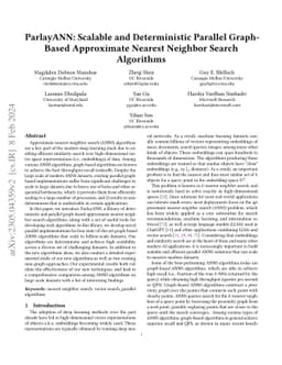 ParlayANN: Scalable and Deterministic Parallel Graph-Based Approximate
  Nearest Neighbor Search Algorithms