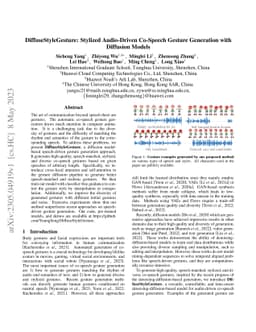 DiffuseStyleGesture: Stylized Audio-Driven Co-Speech Gesture Generation
  with Diffusion Models