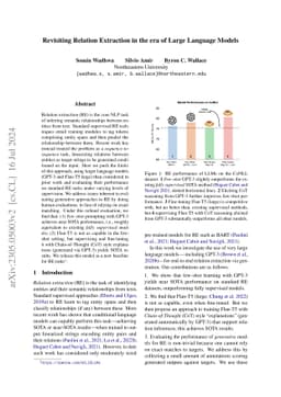 Revisiting Relation Extraction in the era of Large Language Models