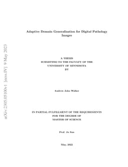 Adaptive Domain Generalization for Digital Pathology Images