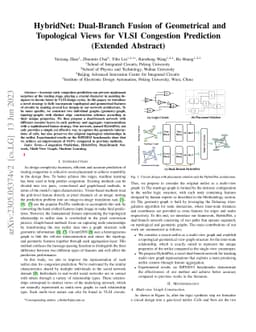 HybridNet: Dual-Branch Fusion of Geometrical and Topological Views for
  VLSI Congestion Prediction