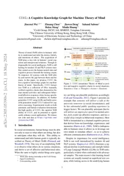 COKE: A Cognitive Knowledge Graph for Machine Theory of Mind