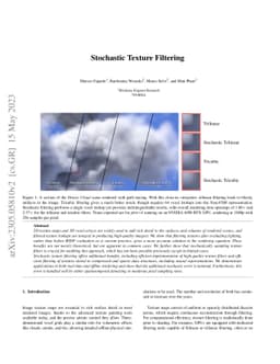 Stochastic Texture Filtering
