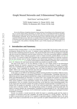 Graph Neural Networks and 3-Dimensional Topology