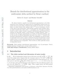 Bounds for distributional approximation in the multivariate delta method
  by Stein's method