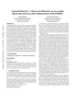 A Joint Python/C++ Library for Efficient yet Accessible Black-Box and
  Gray-Box Optimization with GOMEA