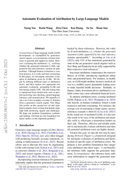 Automatic Evaluation of Attribution by Large Language Models