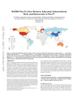 WEIRD FAccTs: How Western, Educated, Industrialized, Rich, and
  Democratic is FAccT?