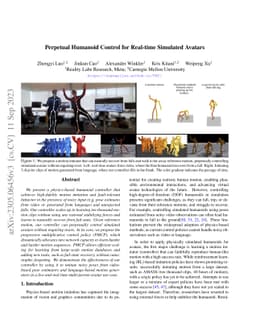 Perpetual Humanoid Control for Real-time Simulated Avatars