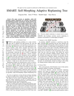 SMART: Self-Morphing Adaptive Replanning Tree