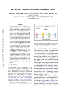 FactKG: Fact Verification via Reasoning on Knowledge Graphs
