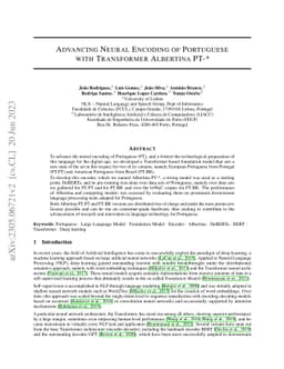 Advancing Neural Encoding of Portuguese with Transformer Albertina PT-*