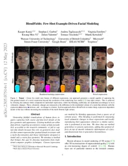 BlendFields: Few-Shot Example-Driven Facial Modeling