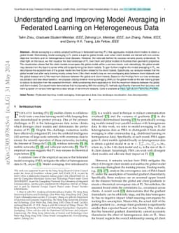 Understanding and Improving Model Averaging in Federated Learning on
  Heterogeneous Data