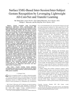 Surface EMG-Based Inter-Session/Inter-Subject Gesture Recognition by
  Leveraging Lightweight All-ConvNet and Transfer Learning