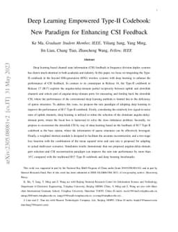 Deep Learning Empowered Type-II Codebook: New Paradigm for Enhancing CSI
  Feedback