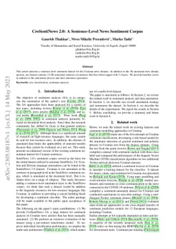 CroSentiNews 2.0: A Sentence-Level News Sentiment Corpus