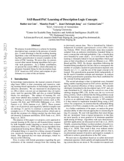 SAT-Based PAC Learning of Description Logic Concepts