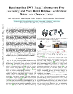 Benchmarking UWB-Based Infrastructure-Free Positioning and Multi-Robot
  Relative Localization: Dataset and Characterization
