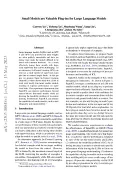Small Models are Valuable Plug-ins for Large Language Models