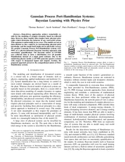 Gaussian Process Port-Hamiltonian Systems: Bayesian Learning with
  Physics Prior