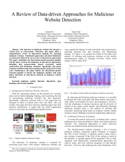 A Review of Data-driven Approaches for Malicious Website Detection
