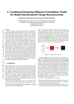 A Conditional Denoising Diffusion Probabilistic Model for Radio
  Interferometric Image Reconstruction