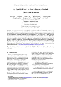 An Empirical Study on Google Research Football Multi-agent Scenarios