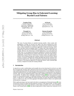 Mitigating Group Bias in Federated Learning: Beyond Local Fairness