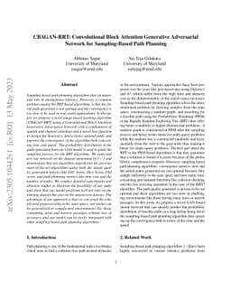 CBAGAN-RRT: Convolutional Block Attention Generative Adversarial Network
  for Sampling-Based Path Planning