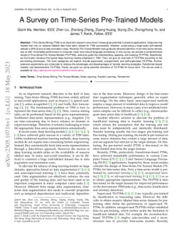 A Survey on Time-Series Pre-Trained Models