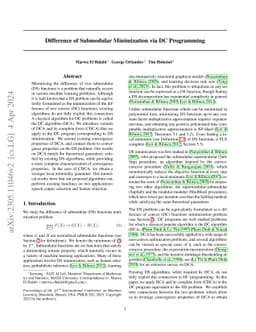 Difference of Submodular Minimization via DC Programming