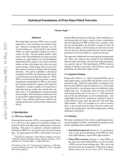 Statistical Foundations of Prior-Data Fitted Networks