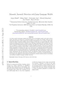 Semantic Anomaly Detection with Large Language Models